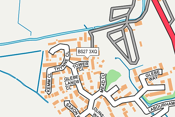 BS27 3XQ map - OS OpenMap – Local (Ordnance Survey) BS27 3XQ map - OS OpenMap – Local (Ordnance Survey)