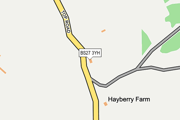 BS27 3YH map - OS OpenMap – Local (Ordnance Survey) BS27 3YH map - OS OpenMap – Local (Ordnance Survey)