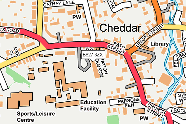 BS27 3ZX map - OS OpenMap – Local (Ordnance Survey) BS27 3ZX map - OS OpenMap – Local (Ordnance Survey)