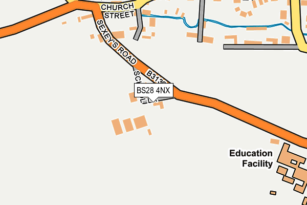 BS28 4NX map - OS OpenMap – Local (Ordnance Survey) BS28 4NX map - OS OpenMap – Local (Ordnance Survey)