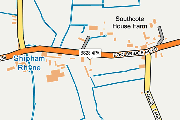 BS28 4PA map - OS OpenMap – Local (Ordnance Survey) BS28 4PA map - OS OpenMap – Local (Ordnance Survey)