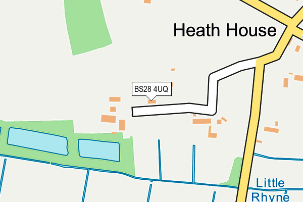 BS28 4UQ map - OS OpenMap – Local (Ordnance Survey)