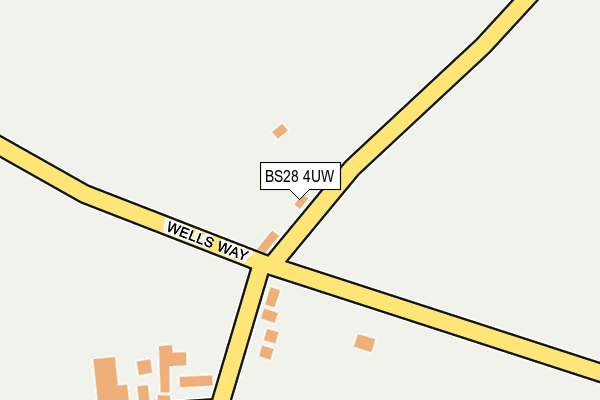 BS28 4UW map - OS OpenMap – Local (Ordnance Survey) BS28 4UW map - OS OpenMap – Local (Ordnance Survey)