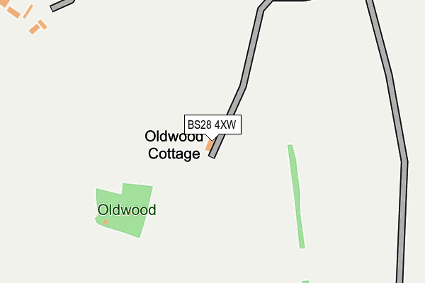 BS28 4XW map - OS OpenMap – Local (Ordnance Survey) BS28 4XW map - OS OpenMap – Local (Ordnance Survey)