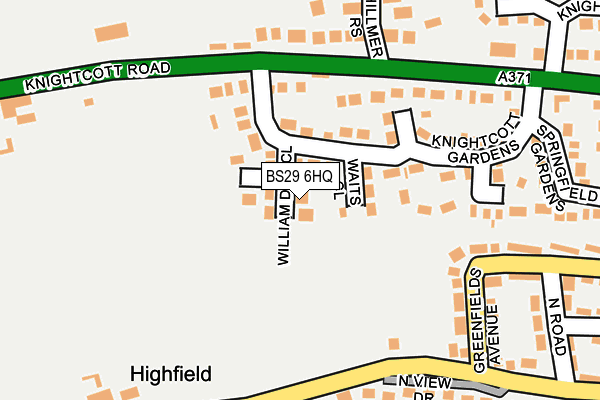 BS29 6HQ map - OS OpenMap – Local (Ordnance Survey) BS29 6HQ map - OS OpenMap – Local (Ordnance Survey)