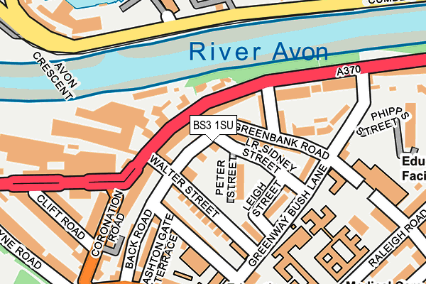 BS3 1SU map - OS OpenMap – Local (Ordnance Survey) BS3 1SU map - OS OpenMap – Local (Ordnance Survey)