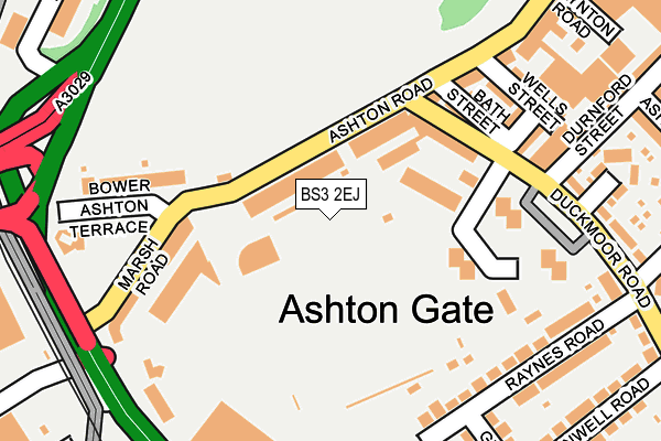 BS3 2EJ map - OS OpenMap – Local (Ordnance Survey) BS3 2EJ map - OS OpenMap – Local (Ordnance Survey)