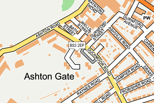 BS3 2EP map - OS OpenMap – Local (Ordnance Survey) BS3 2EP map - OS OpenMap – Local (Ordnance Survey)