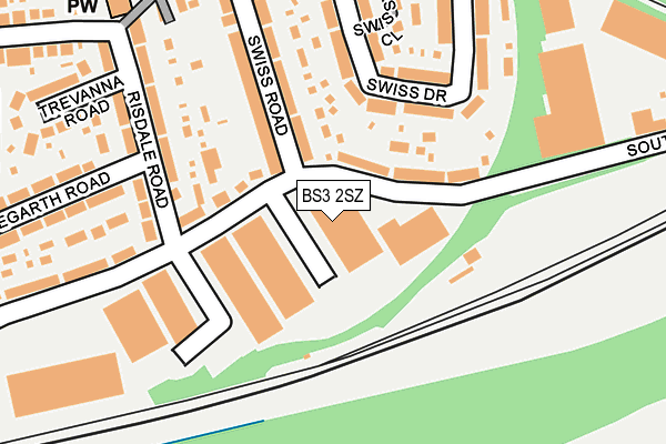 BS3 2SZ map - OS OpenMap – Local (Ordnance Survey) BS3 2SZ map - OS OpenMap – Local (Ordnance Survey)
