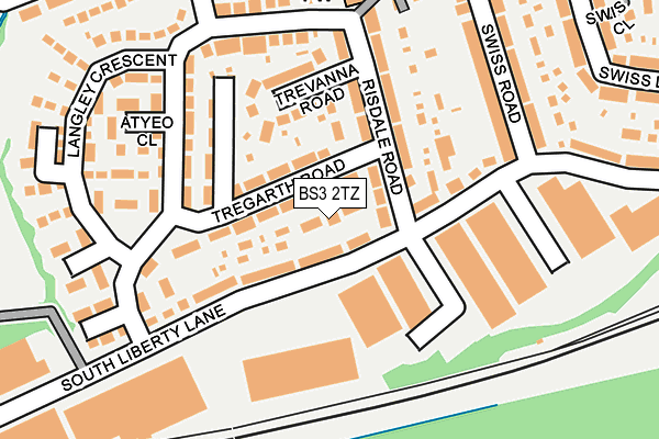 BS3 2TZ map - OS OpenMap – Local (Ordnance Survey) BS3 2TZ map - OS OpenMap – Local (Ordnance Survey)