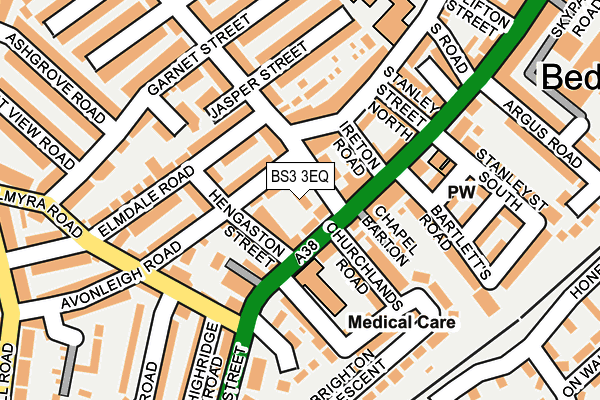 BS3 3EQ map - OS OpenMap – Local (Ordnance Survey) BS3 3EQ map - OS OpenMap – Local (Ordnance Survey)