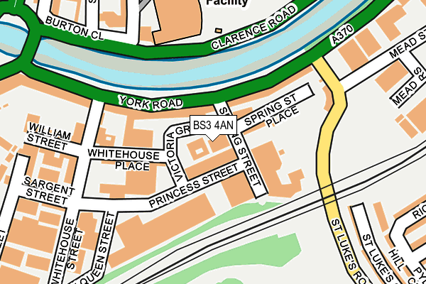 BS3 4AN map - OS OpenMap – Local (Ordnance Survey) BS3 4AN map - OS OpenMap – Local (Ordnance Survey)