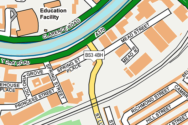 BS3 4BH map - OS OpenMap – Local (Ordnance Survey) BS3 4BH map - OS OpenMap – Local (Ordnance Survey)