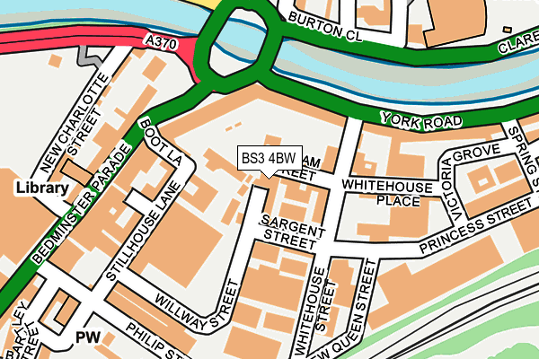 BS3 4BW map - OS OpenMap – Local (Ordnance Survey) BS3 4BW map - OS OpenMap – Local (Ordnance Survey)