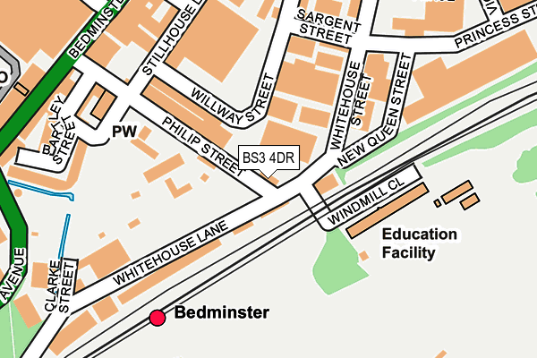 BS3 4DR map - OS OpenMap – Local (Ordnance Survey) BS3 4DR map - OS OpenMap – Local (Ordnance Survey)
