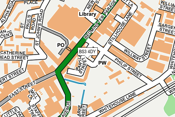 BS3 4DY map - OS OpenMap – Local (Ordnance Survey) BS3 4DY map - OS OpenMap – Local (Ordnance Survey)