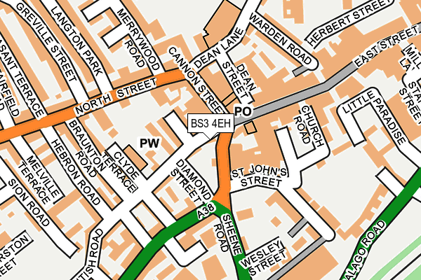 BS3 4EH map - OS OpenMap – Local (Ordnance Survey) BS3 4EH map - OS OpenMap – Local (Ordnance Survey)