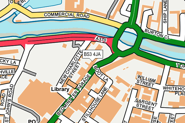 BS3 4JA map - OS OpenMap – Local (Ordnance Survey) BS3 4JA map - OS OpenMap – Local (Ordnance Survey)