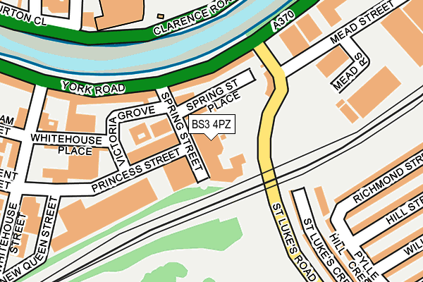 BS3 4PZ map - OS OpenMap – Local (Ordnance Survey) BS3 4PZ map - OS OpenMap – Local (Ordnance Survey)