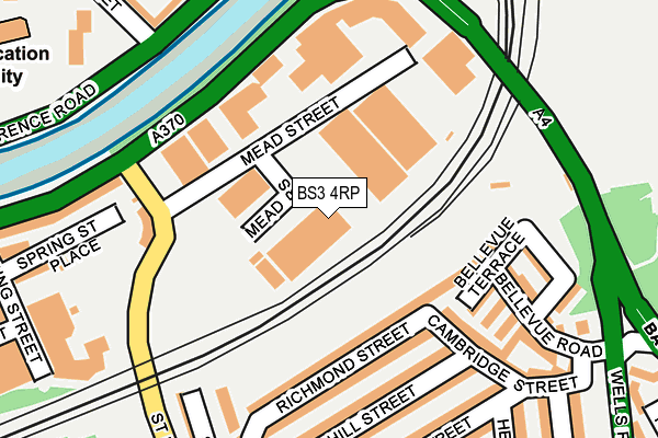 BS3 4RP map - OS OpenMap – Local (Ordnance Survey) BS3 4RP map - OS OpenMap – Local (Ordnance Survey)