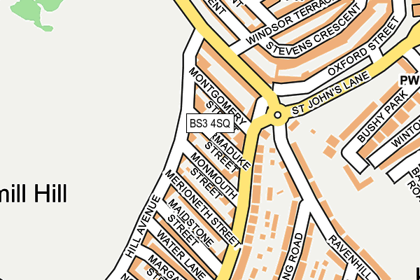 BS3 4SQ map - OS OpenMap – Local (Ordnance Survey) BS3 4SQ map - OS OpenMap – Local (Ordnance Survey)