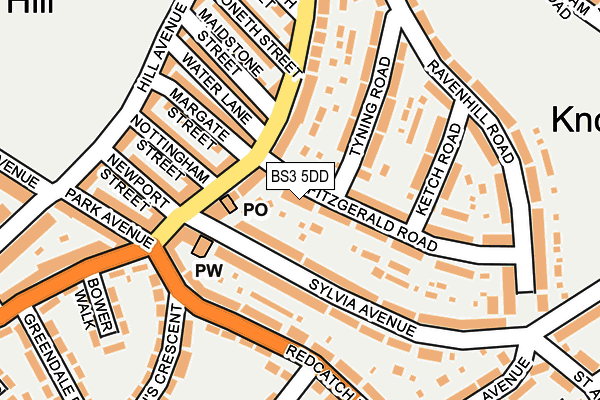 BS3 5DD map - OS OpenMap – Local (Ordnance Survey) BS3 5DD map - OS OpenMap – Local (Ordnance Survey)
