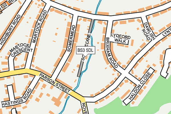 BS3 5DL map - OS OpenMap – Local (Ordnance Survey) BS3 5DL map - OS OpenMap – Local (Ordnance Survey)