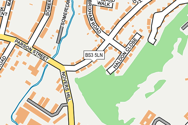 BS3 5LN map - OS OpenMap – Local (Ordnance Survey) BS3 5LN map - OS OpenMap – Local (Ordnance Survey)