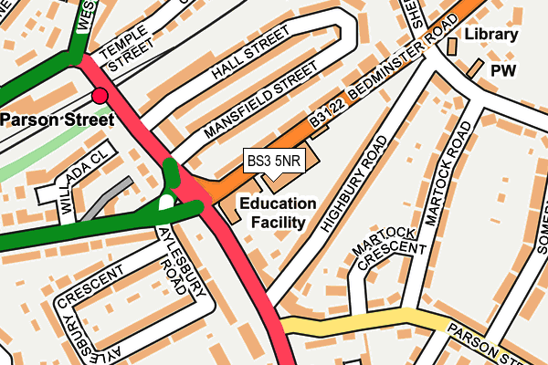BS3 5NR map - OS OpenMap – Local (Ordnance Survey) BS3 5NR map - OS OpenMap – Local (Ordnance Survey)