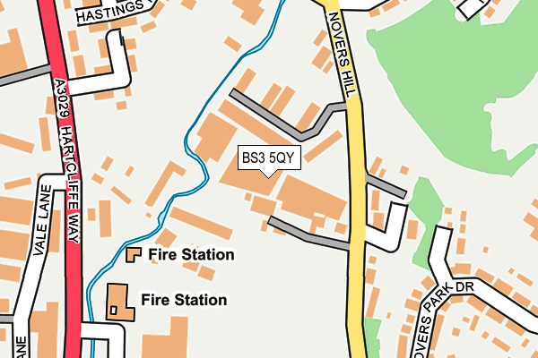 BS3 5QY map - OS OpenMap – Local (Ordnance Survey) BS3 5QY map - OS OpenMap – Local (Ordnance Survey)