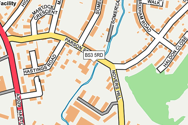 BS3 5RD map - OS OpenMap – Local (Ordnance Survey) BS3 5RD map - OS OpenMap – Local (Ordnance Survey)