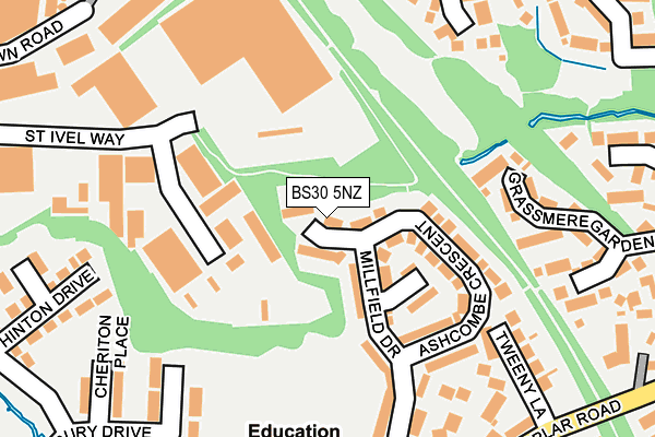 BS30 5NZ map - OS OpenMap – Local (Ordnance Survey) BS30 5NZ map - OS OpenMap – Local (Ordnance Survey)