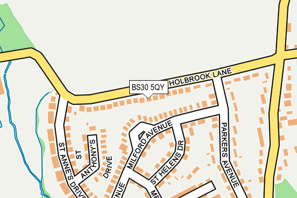 BS30 5QY map - OS OpenMap – Local (Ordnance Survey)