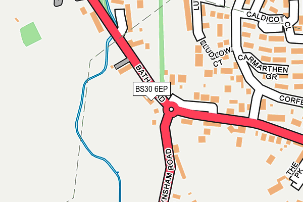 BS30 6EP map - OS OpenMap – Local (Ordnance Survey) BS30 6EP map - OS OpenMap – Local (Ordnance Survey)