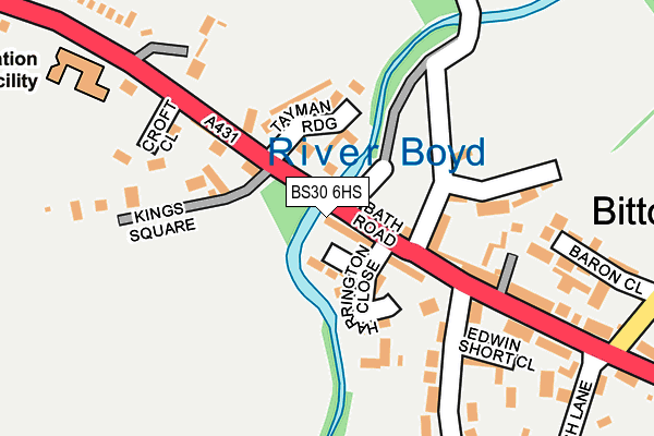BS30 6HS map - OS OpenMap – Local (Ordnance Survey) BS30 6HS map - OS OpenMap – Local (Ordnance Survey)