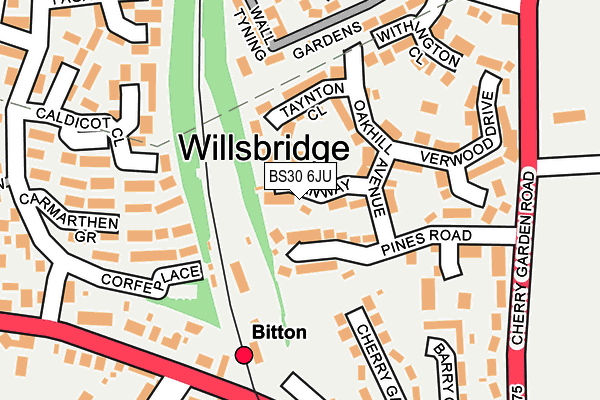 BS30 6JU map - OS OpenMap – Local (Ordnance Survey)