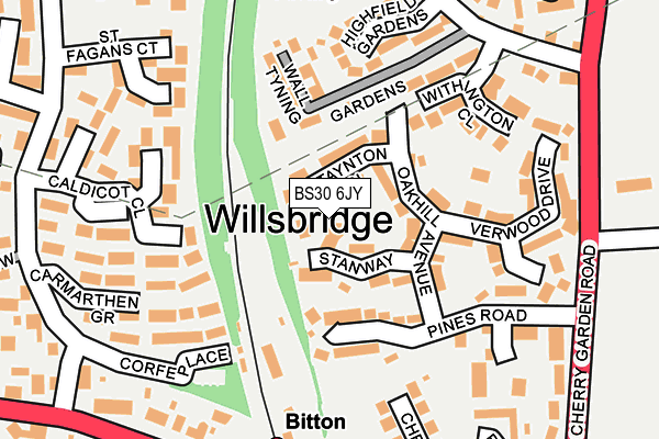 BS30 6JY map - OS OpenMap – Local (Ordnance Survey)