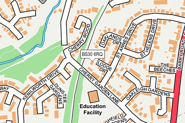BS30 6RQ map - OS OpenMap – Local (Ordnance Survey) BS30 6RQ map - OS OpenMap – Local (Ordnance Survey)