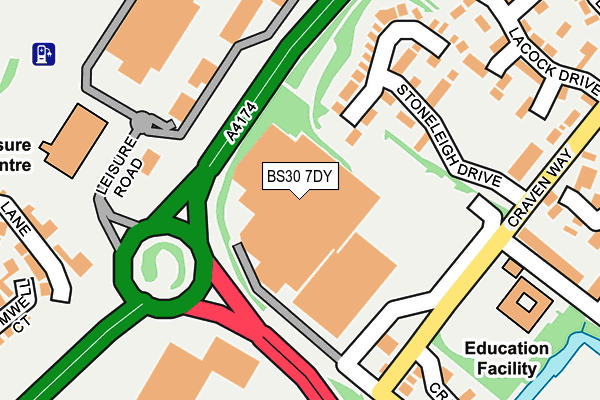 BS30 7DY map - OS OpenMap – Local (Ordnance Survey) BS30 7DY map - OS OpenMap – Local (Ordnance Survey)