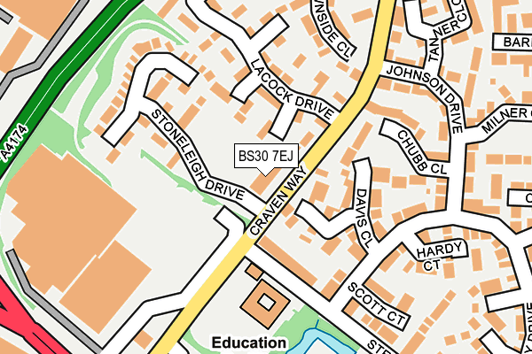 BS30 7EJ map - OS OpenMap – Local (Ordnance Survey) BS30 7EJ map - OS OpenMap – Local (Ordnance Survey)