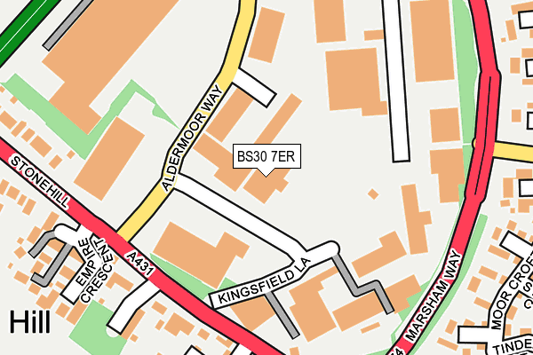 BS30 7ER map - OS OpenMap – Local (Ordnance Survey) BS30 7ER map - OS OpenMap – Local (Ordnance Survey)