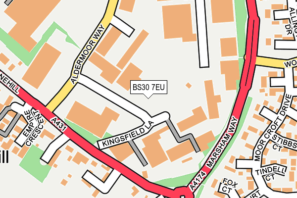 BS30 7EU map - OS OpenMap – Local (Ordnance Survey) BS30 7EU map - OS OpenMap – Local (Ordnance Survey)
