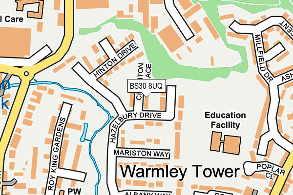 BS30 8UQ map - OS OpenMap – Local (Ordnance Survey) BS30 8UQ map - OS OpenMap – Local (Ordnance Survey)