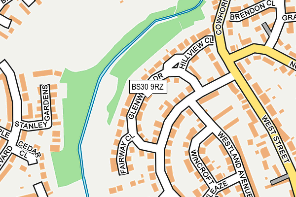 BS30 9RZ map - OS OpenMap – Local (Ordnance Survey) BS30 9RZ map - OS OpenMap – Local (Ordnance Survey)
