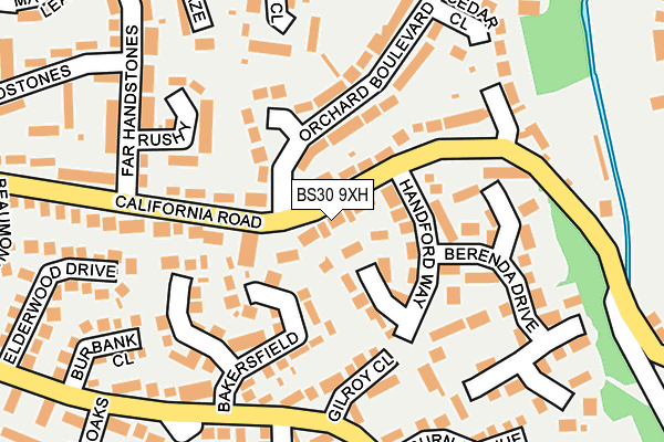 BS30 9XH map - OS OpenMap – Local (Ordnance Survey) BS30 9XH map - OS OpenMap – Local (Ordnance Survey)