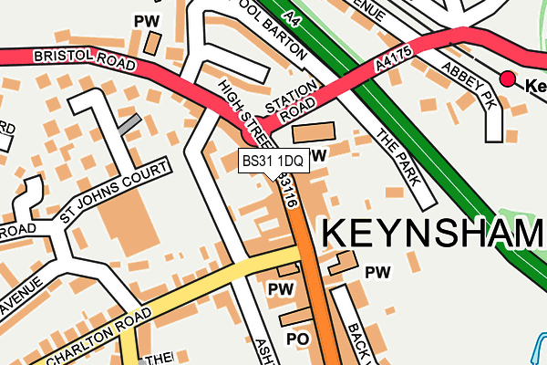 BS31 1DQ map - OS OpenMap – Local (Ordnance Survey)