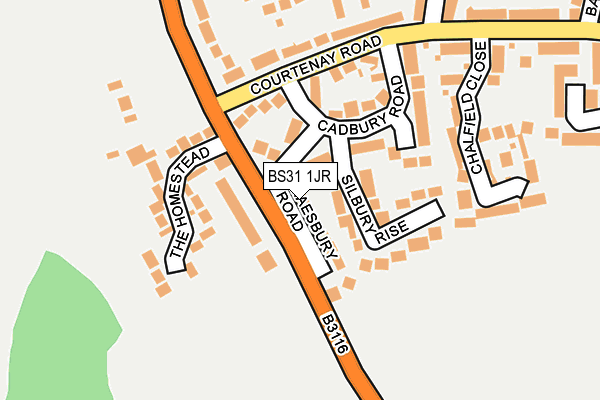 BS31 1JR map - OS OpenMap – Local (Ordnance Survey) BS31 1JR map - OS OpenMap – Local (Ordnance Survey)