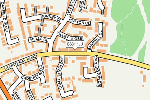 BS31 1JU map - OS OpenMap – Local (Ordnance Survey) BS31 1JU map - OS OpenMap – Local (Ordnance Survey)