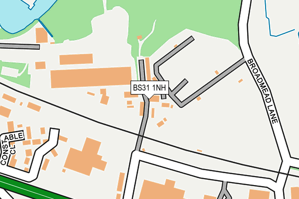 BS31 1NH map - OS OpenMap – Local (Ordnance Survey) BS31 1NH map - OS OpenMap – Local (Ordnance Survey)