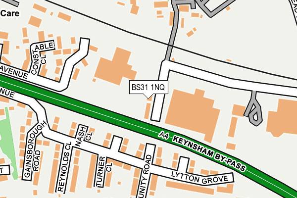 BS31 1NQ map - OS OpenMap – Local (Ordnance Survey)